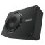 A black rectangular speaker is positioned upright on a white background. The brand name "audison" is displayed on the speaker's surface.