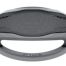 A gray, oval-shaped, handheld exercise grip with a black textured surface; the word "HEAVY" is printed in white at the bottom.