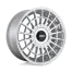 A silver alloy wheel with a multi-spoke design, featuring the text "rotiform" at the black center cap, set against a plain background with no additional context.