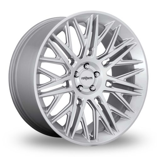 Wheel with an intricate, multi-spoke design and the brand name "rotiform" on the center cap; against a white background.