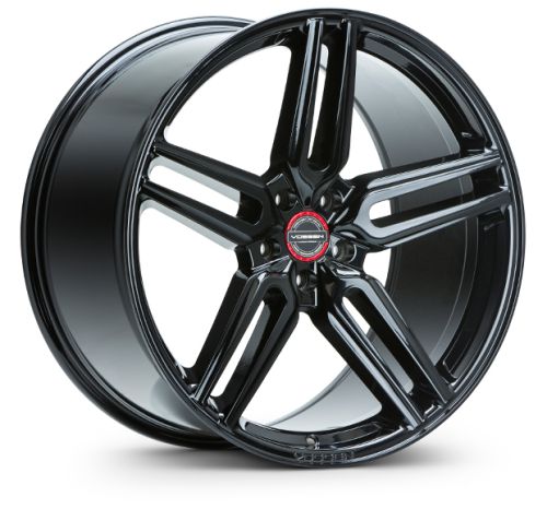 Vossen HF-1 wheels in a Gloss Black finish for a Volkswagen Transporter fitment