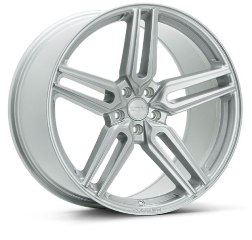 Vossen HF-1 wheels in a Satin Silver finish for a Volkswagen Transporter fitment