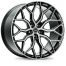 Vossen HF-2 wheels in Brushed Gloss Black finish