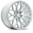 Vossen HF-2 wheels in a Satin Silver finish for a Volkswagen Transporter fitment