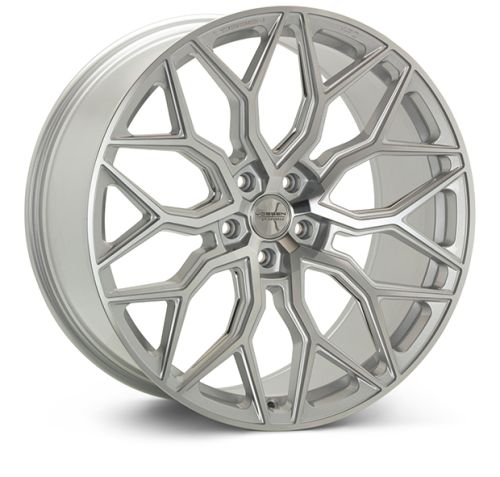 Vossen HF-2 wheels in a Silver Polished finish for a Volkswagen Transporter fitment