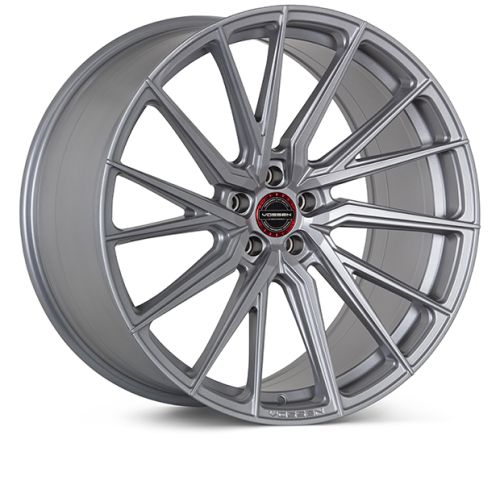 Vossen HF-4T wheels in a Satin Silver finish for a Volkswagen Transporter fitment