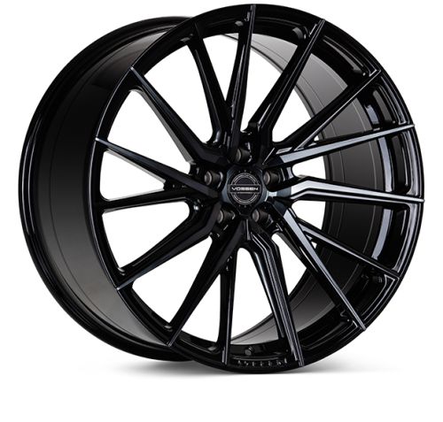 Vossen HF-4T wheels in a Tinted Gloss Black finish for a Volkswagen Transporter fitment.