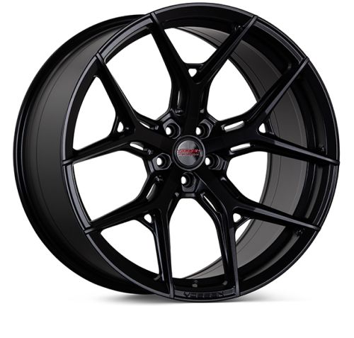 Vossen HF-5 wheels in a Satin Black finish for a Volkswagen Transporter fitment