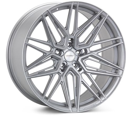 Vossen HF-7 wheels in a Satin Silver finish. Suitable for a Volkswagen Transporter fitment.