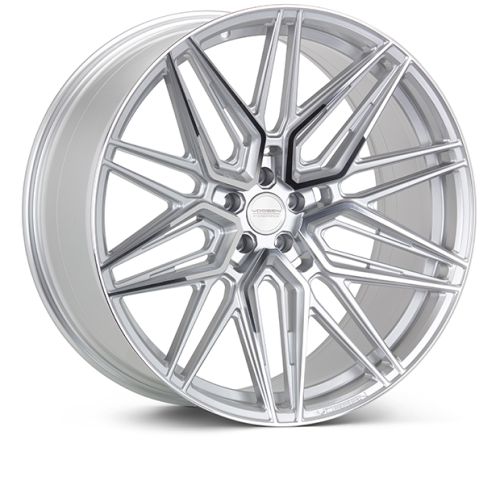 Vossen HF-7 wheels in a Silver Polished finish. Suitable for a Volkswagen Transporter fitment.