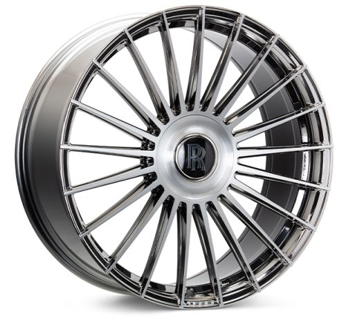 Vossen HF-8 wheels in a Brushed Gloss Black EMC finish. Suitable for a Volkswagen Transporter fitment