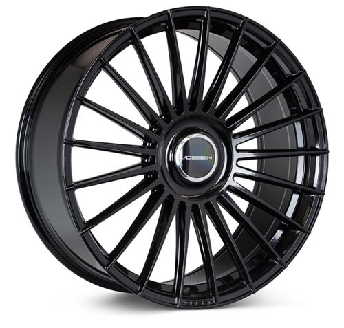 Vossen HF-8 wheels in a Gloss Black finish. Suitable for a Volkswagen Transporter fitment.