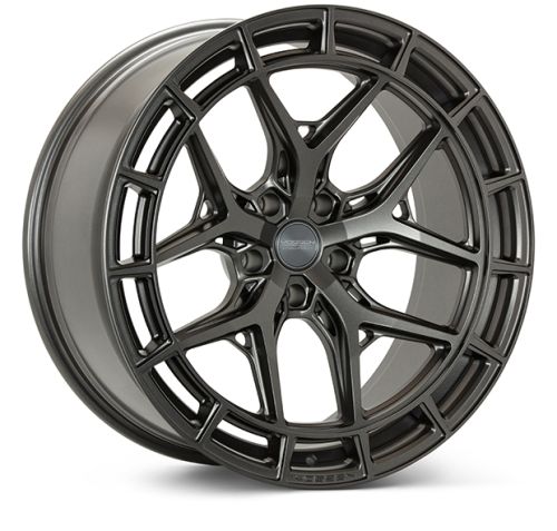 The Vossen HFX-1 wheels in a Matte Gunmetal finish. Suitable for a Volkswagen Transporter fitment.