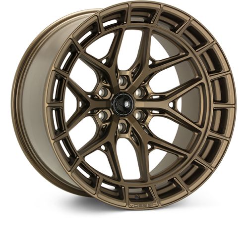 The Vossen HFX-1 wheels in a Satin Bronze finish. Suitable for a Volkswagen Transporter fitment.