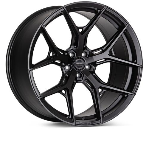 Vossen HF-5 wheels in the Matte Gunmetal finish. Suitable for the Land Rover Defender 90 & 110 fitment.