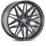 Vossen HF-7 wheels in the Anthracite finish, in the 22x10.5 5x120 +38 fitment.