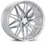 Vossen HF-7 wheels in the Silver Polished finish, in the 22x10.5 5x120 +38 fitment.